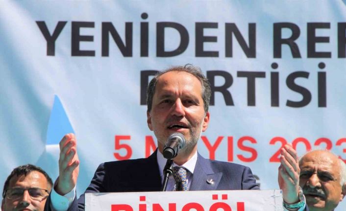 YRP Başkanı Erbakan: ’’Ülkemizin, 7’li masaya teslim edilmemesi için seçimlere Cumhur İttifakı çatısı altında giriyoruz’’