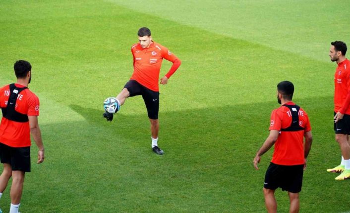 A Milli Futbol Takımı, Letonya maçı hazırlıklarını sürdürdü