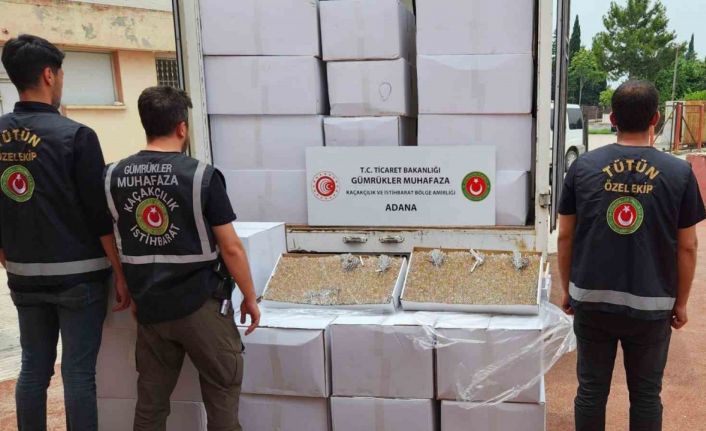 Adana’da 1 milyon 125 bin kaçak makaron ele geçirildi