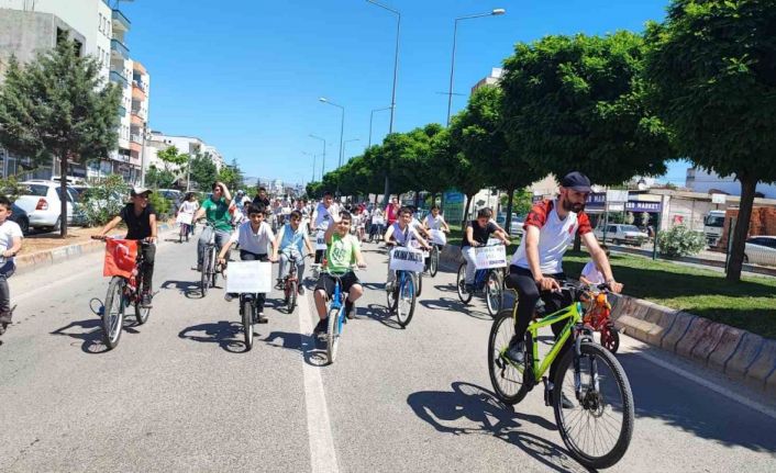 Adıyaman’da değerlere sahip çıkmak için pedal çevirdiler