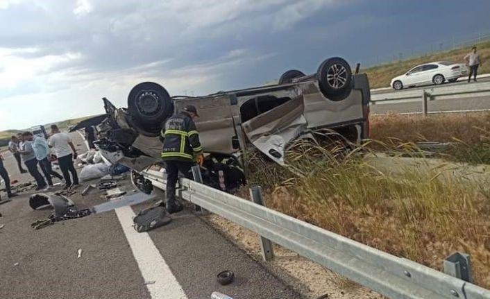Aksaray-Niğde otobanında kaza: 2 ölü