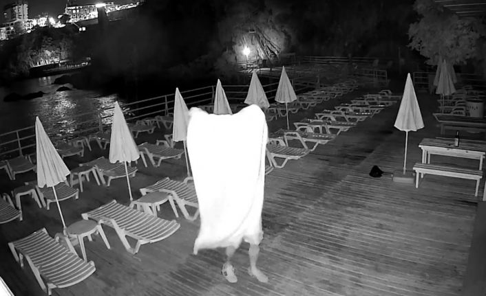 Antalya’da havlularla dans edip plaj şemsiyelerini denize atan şahıs için tel örgüler iki katına çıkartıldı