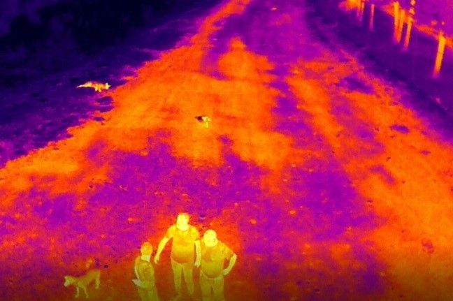 Antik kentte kaçak kazılara gece görüşlü termal drone ile önlem