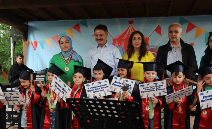 Ata Çocuk Gelişim Merkezi’nde minikler mezuniyet coşkusu yaşadı