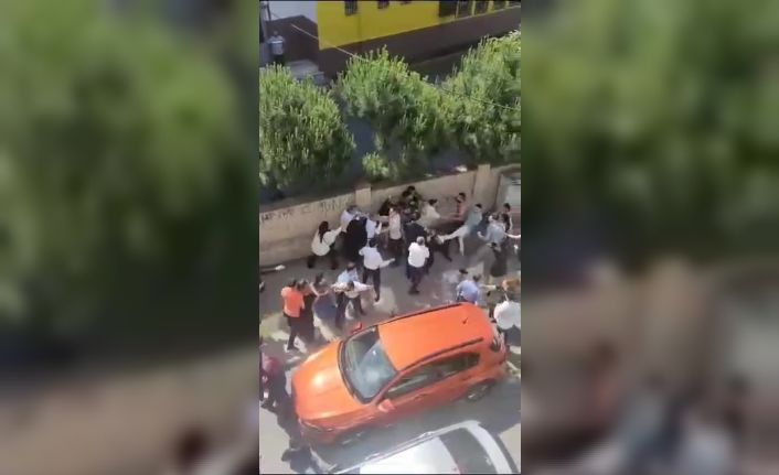 Ataşehir’de düğünde başlayan başlayan kavga sokağa taştı, ortalık savaş alanına döndü