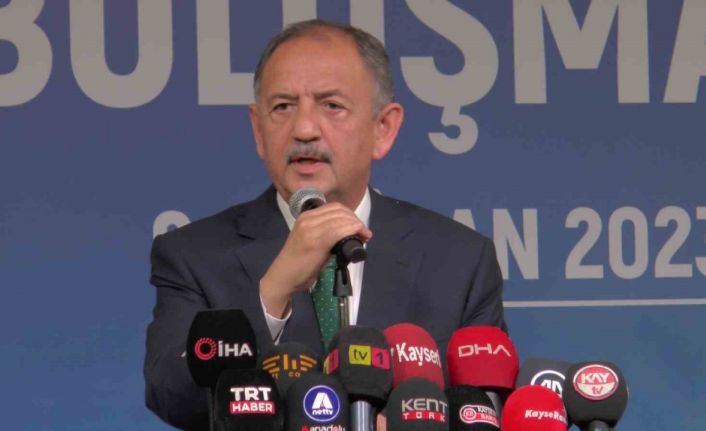 Bakan Özhaseki: “Geliştirilen formüller ile deprem bölgesindeki konut teslimleri hızlanacak”