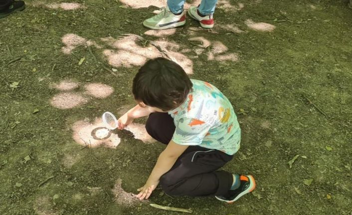 BARÜ’nün çocuklara ‘böcekleri sevdiren’ projesi renkli görüntülere sahne oldu