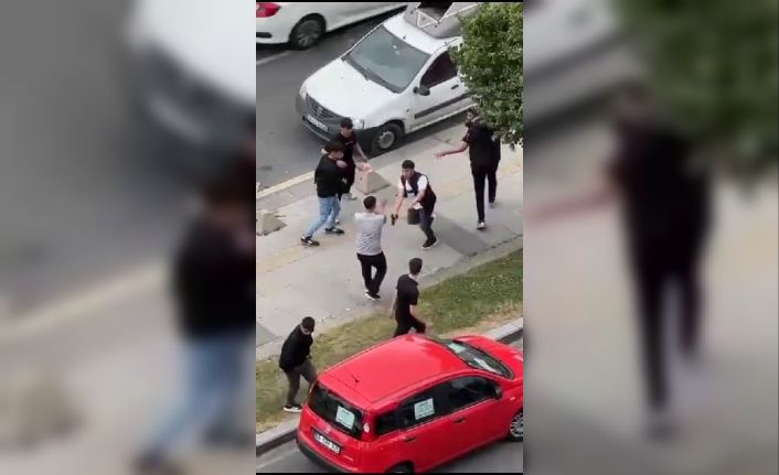 Başakşehir’de silahlı kavga kamerada