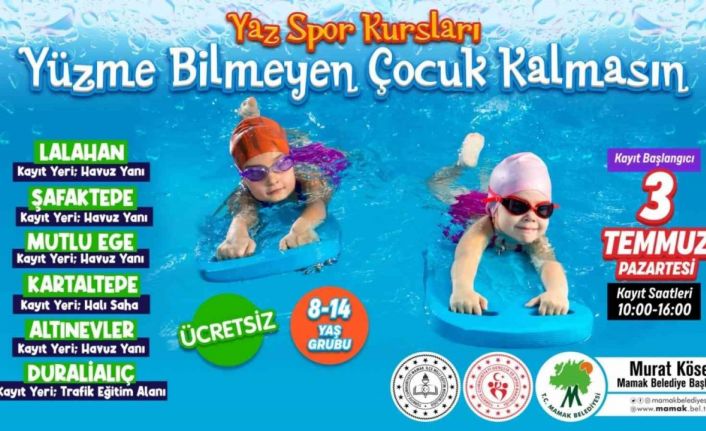 Başkan Murat Köse: “Bu yaz da yüzme bilmeyen binlerce çocuk yüzme öğrenecek”