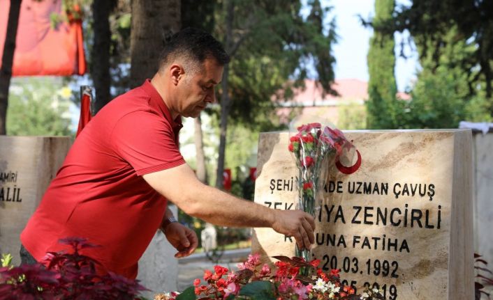 Başkan Yücel şehitleri ve kimsesizleri unutmadı