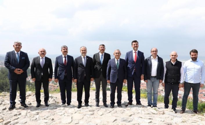 Başkanlara şehri tanıttı