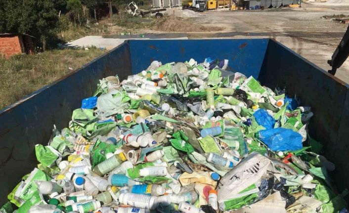 Çanakkale’de 23 bin kilogram boş zirai ilaç ambalaj atığı bertaraf edildi