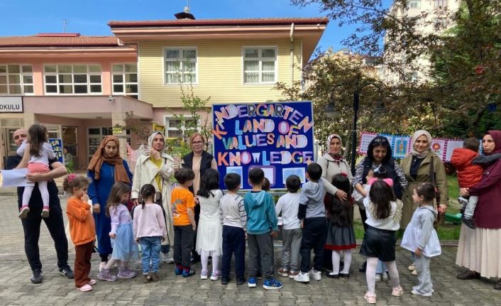 Çukurçayır Anaokulu e-twining proje sergisine ilgi