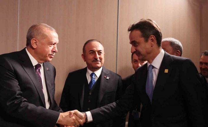 Cumhurbaşkanı Erdoğan ve Yunanistan Başbakanı Miçotakis NATO Zirvesi’nde bir araya gelecek