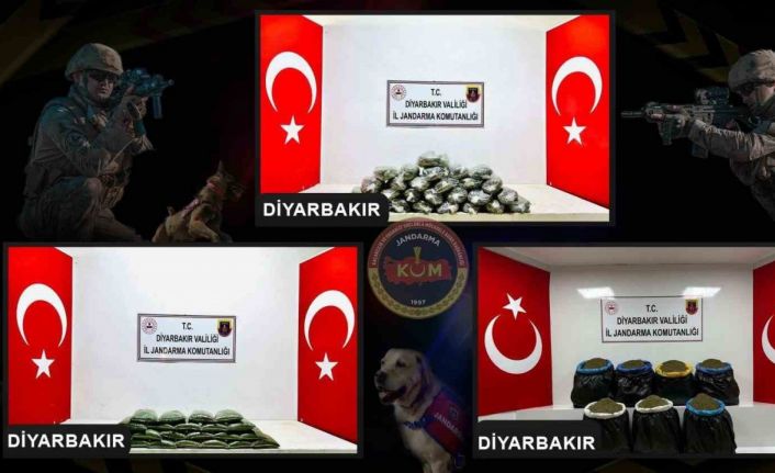 Diyarbakır’da narko terör operasyonu: 150 kilo toz esrar ele geçirildi