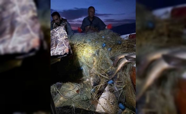 Elazığ’da kaçak avcılık denetimi: 4 bin metre ağ ele geçirildi