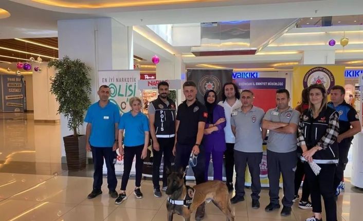 Erzincan’da uyuşturucu ile mücadele için farkındalık çalışması yapıldı