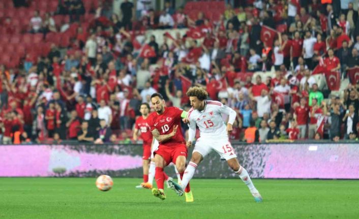 EURO 2024 Avrupa Şampiyonası Elemeleri: Türkiye: 0 - Galler: 0 (İlk yarı)