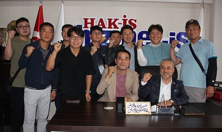 Güney Koreli işçiler Denizli’de ağırlandı