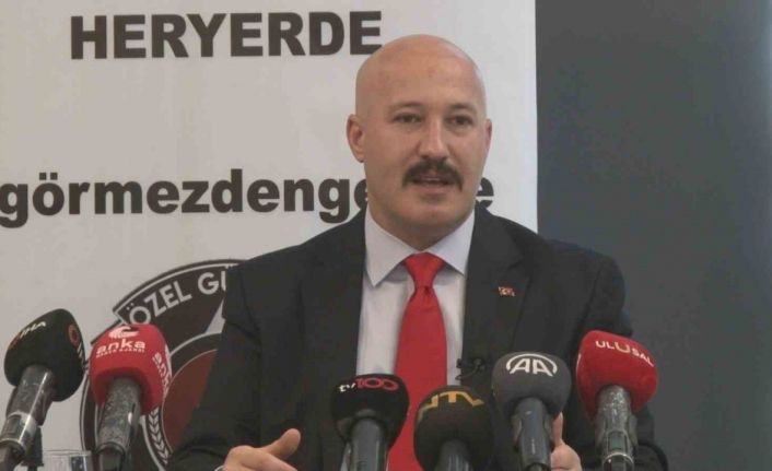 Güvenlik-İş Başkanı Çağırıcı, özel güvenlik görevlilerinin sorunlarına ilişkin konuştu