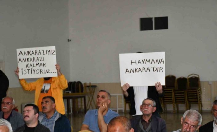 Haymanalılardan il olma tepkisi