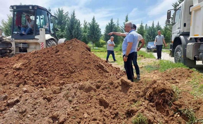 Hisarcık Esire Termal Turizm Merkezinde aile banyolarının yapımına başlandı
