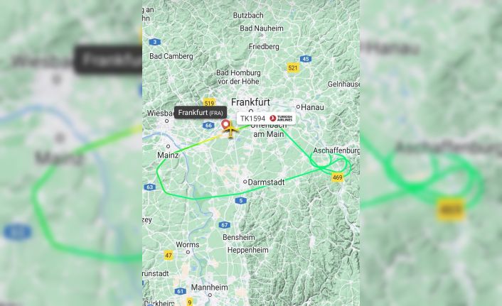 İniş takımları kapanmayan THY uçağı Frankfurt’a geri döndü