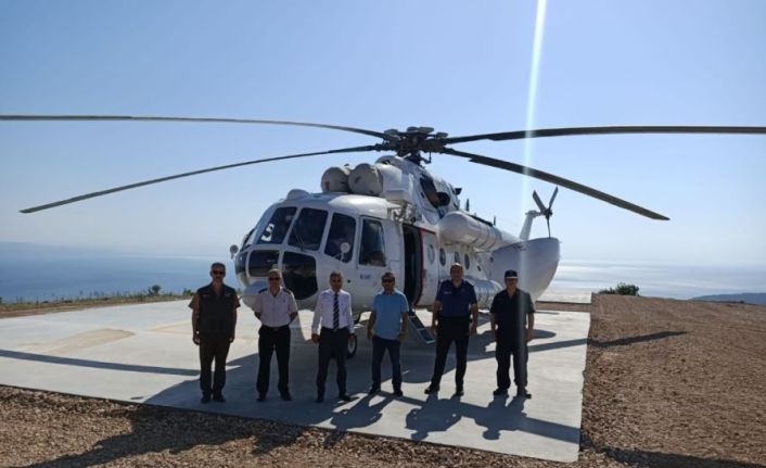 Kapıdağ alevlere karşı Mi 8AMT tarafından korunacak