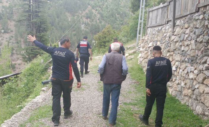 Karaman’da kayıp şahıs için arama-kurtarma çalışması başlatıldı