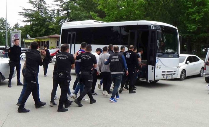 Karaman’daki uyuşturucu operasyonunda 12 tutuklama