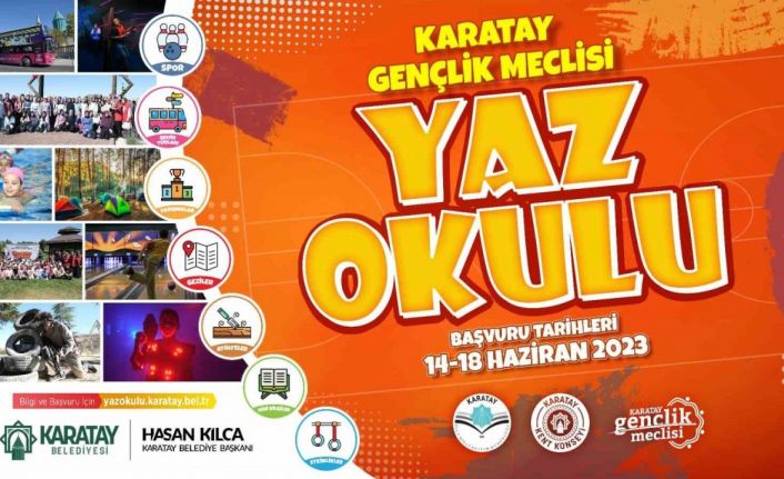 Karatay Gençlik Meclisi Yaz Okulu başvuruları başladı