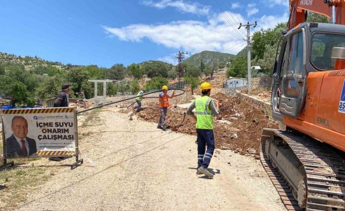 Kaş Aklar’ın içme suyu sorunu çözülüyor