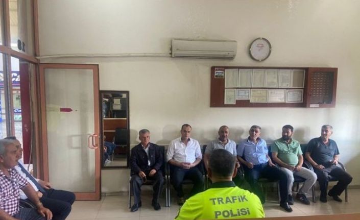 Kilis’te otobüs şoförleri bilgilendirilirdi