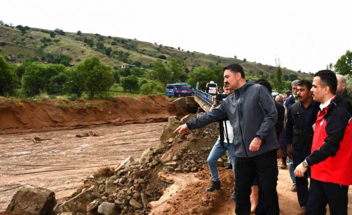 Kırıkkale’de sel: Dereler taştı, evleri ve ahırları su bastı