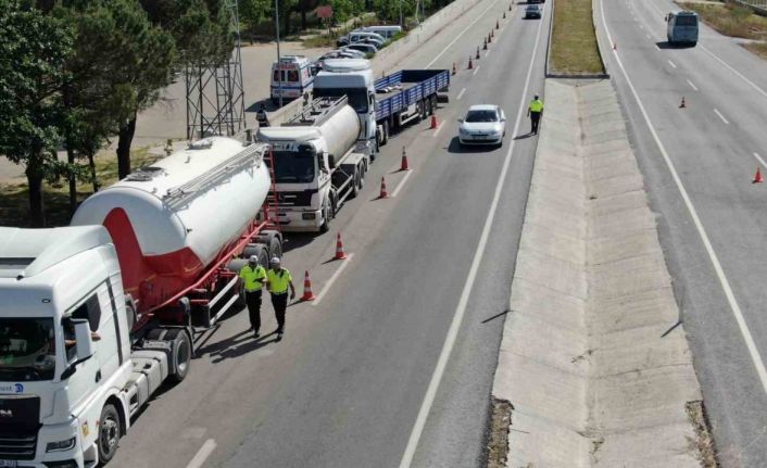 Kırklareli’nde 2 haftada bin 145 araç sürücüne cezai işlem yapıldı