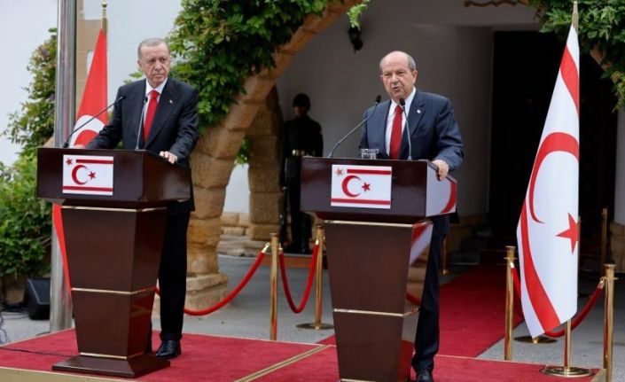 KKTC Cumhurbaşkanı Tatar: “Mavi vatan emin ellerlerdir”