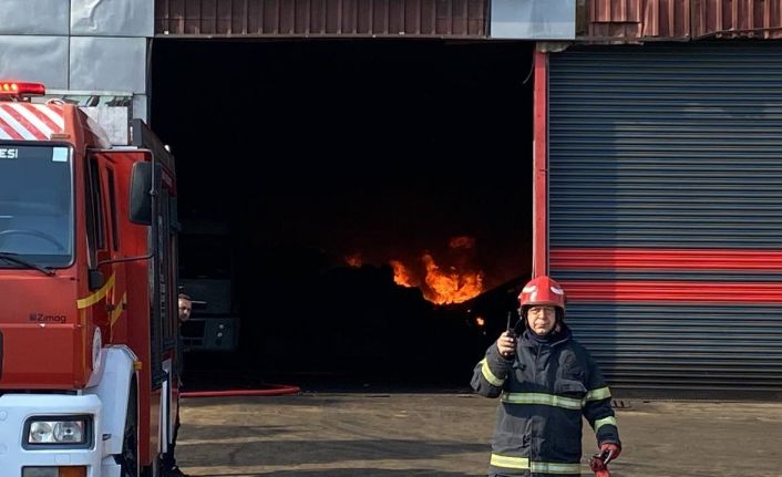 Kocaeli’de fabrika yangını