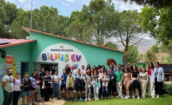 Marmaris Bilim Parkı yabancı öğrencileri ağırladı
