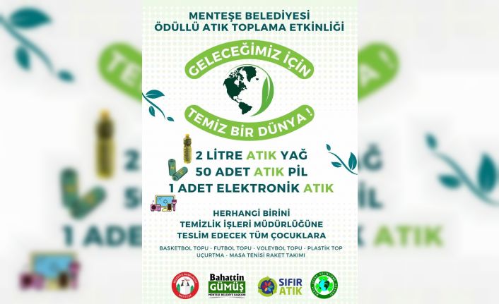 Menteşe Belediyesinden ‘Atığı getir, hediyeyi götür’ kampanyası