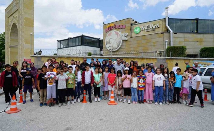 Meram, 80 Binde Devr-i Alem Parkı’nda deprem bölgesinden gelen çocukları ağırladı