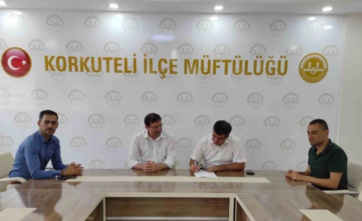 Müftülük İle Gençlik Ve Spor İlçe Müdürlüğü arasında protokol