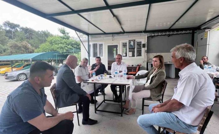 Ortaca’da Kaymakam ve Belediye Başkanı taksi duraklarını ziyaret etti