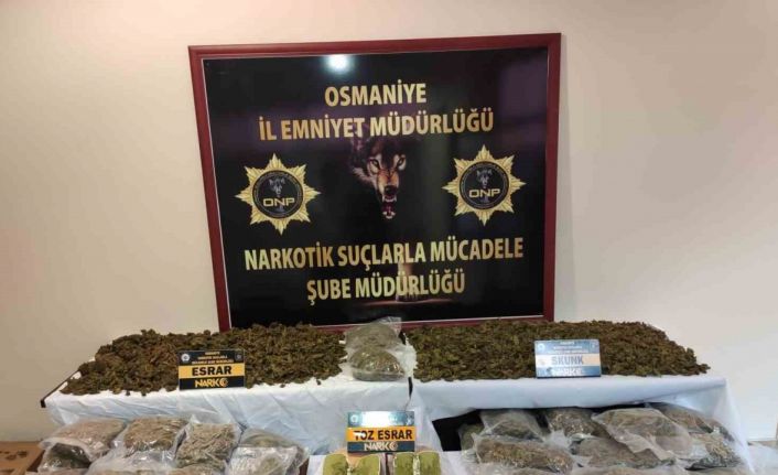 Osmaniye’de uyuşturucu operasyonları:26 gözaltı