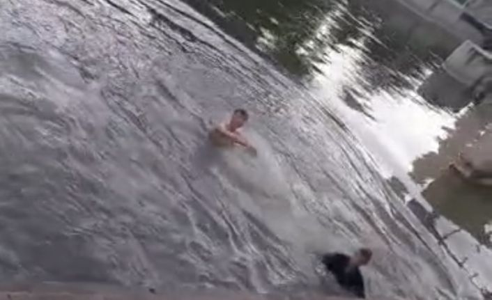 Porsuk Çayı’nda boğulan gencin, suya atladığı son görüntüleri yürek sızlattı