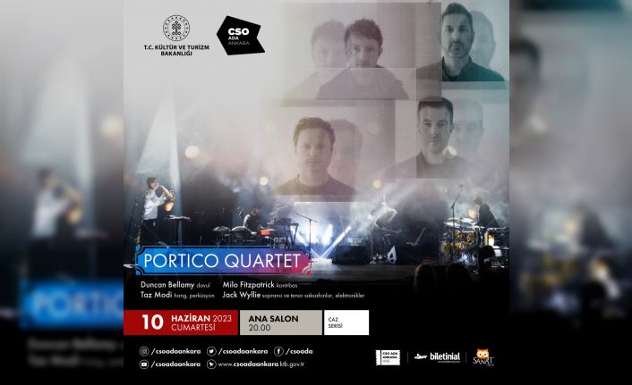 Portico Quartet ilk Ankara konseri için CSO ADA Ankara’ya geliyor