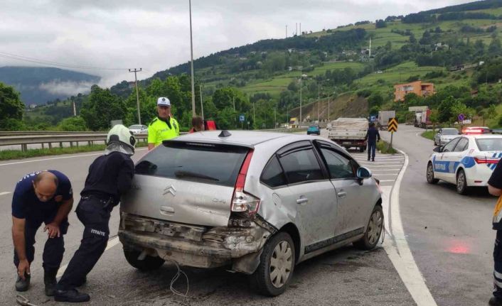 Samsun’da trafik kazası: 4 yaralı