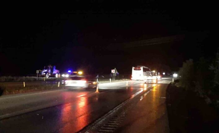 Selde kapanan Osmancık-Merzifon karayolu araç trafiğine açıldı