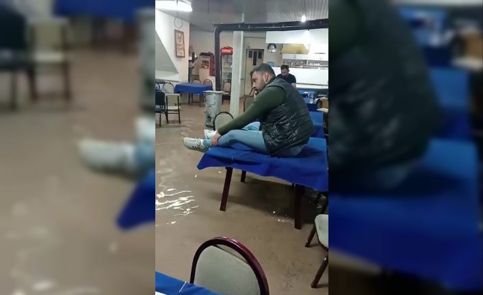 Sele kahvehanede yakalandılar, masa ve sandalyelerin üzerine çıktılar