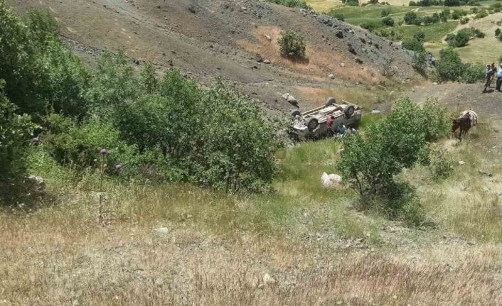 Siirt’te kamyonet takla attı, sürücü kazayı yara almadan atlattı