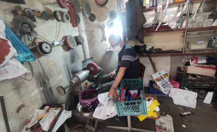 Tarihi Bıçakçılar Arastasında Kurban Bayramı yoğunluğu